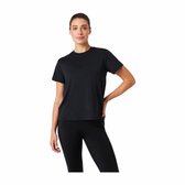Björn Borg Sportshirt Dames Korte Mouwen Vrouwen - Gerecycled Polyester - Zwart - Maat L