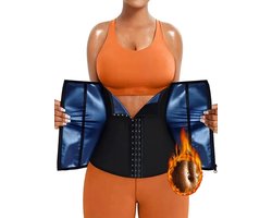 Waist Trainer Dames – Sauna Belt – Buikvet Verbranden & Taille Verfijnen – Comfortabele Shapewear – Neopreen – Verstelbaar – Zwart