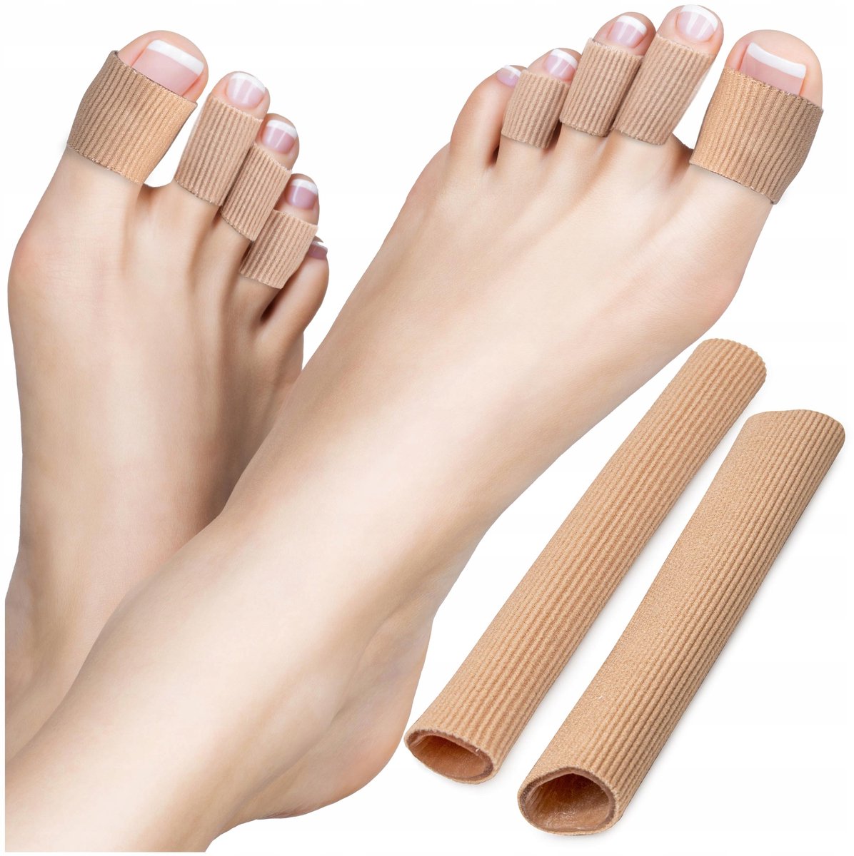 2x Gel Teenbeschermers - Op maat te knippen - Maat M/L