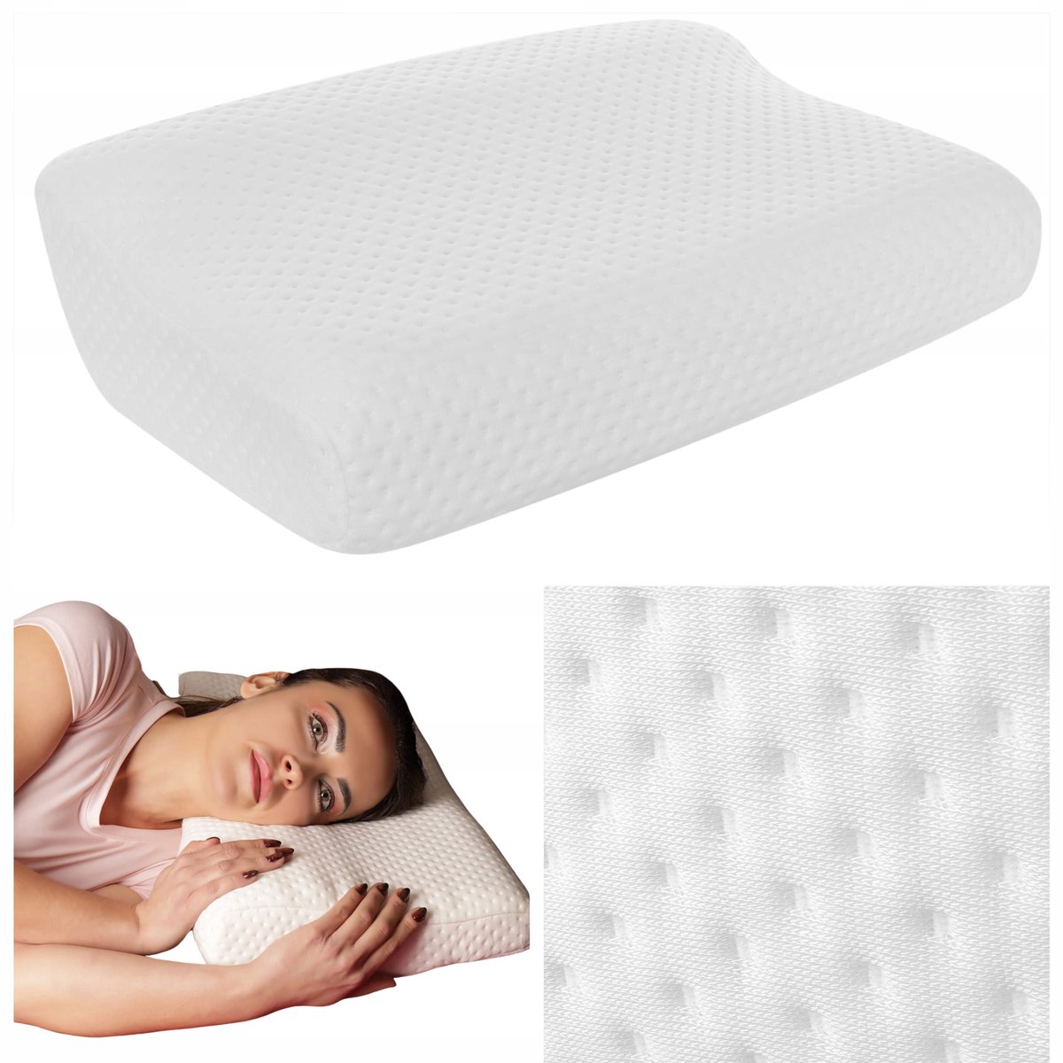 Orthopedische Kussen voor Zij- en Rugslapers - Traagschuim