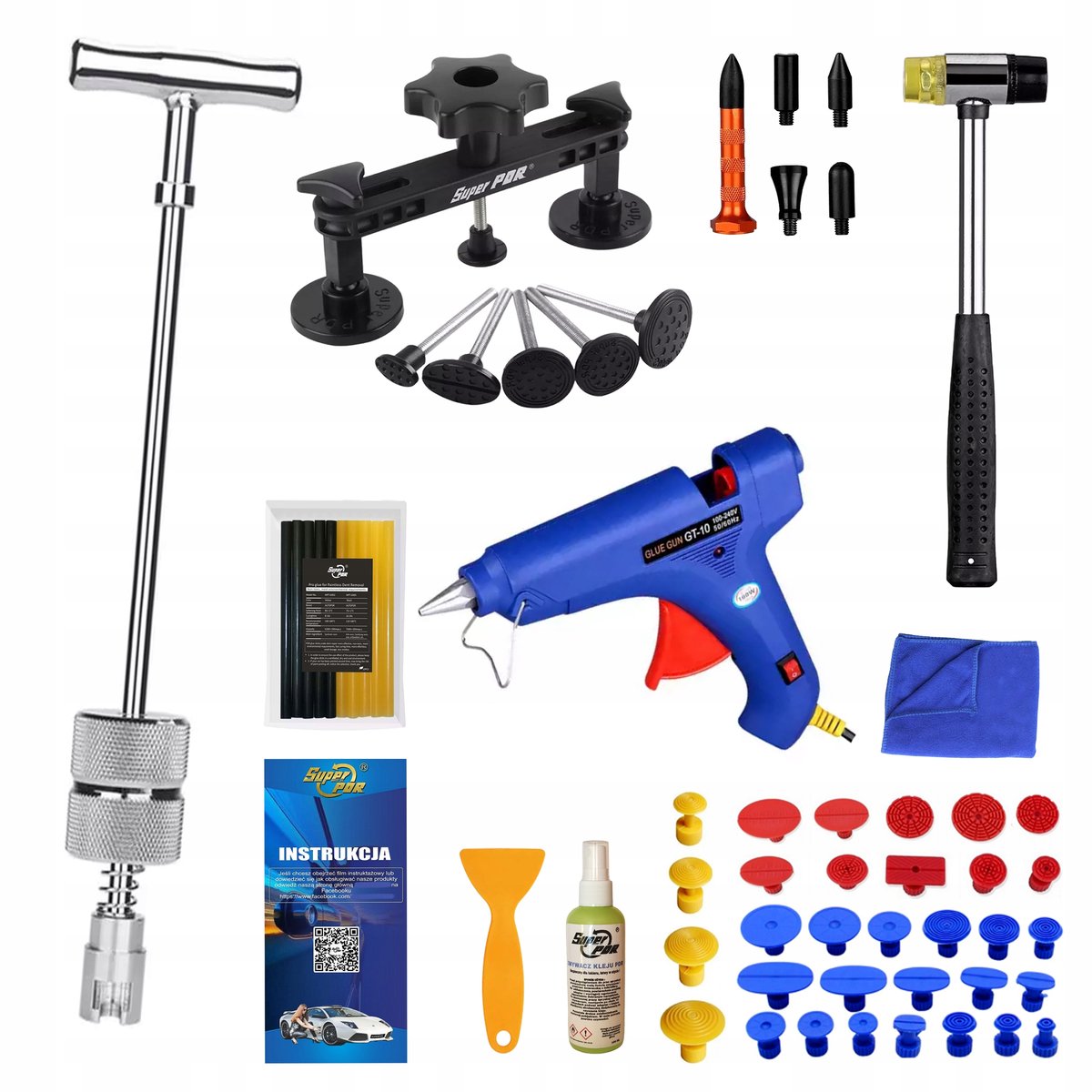 PDR Gereedschap Set - Deuk Verwijderen Zonder Lakken