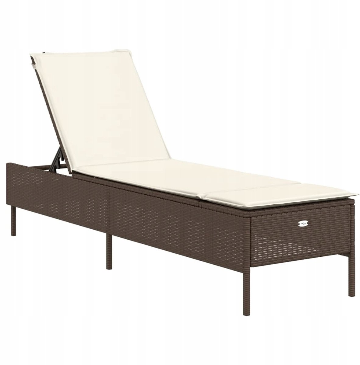 Comfortabele Loungestoel met Kussen - Tuin, Balkon, Terras