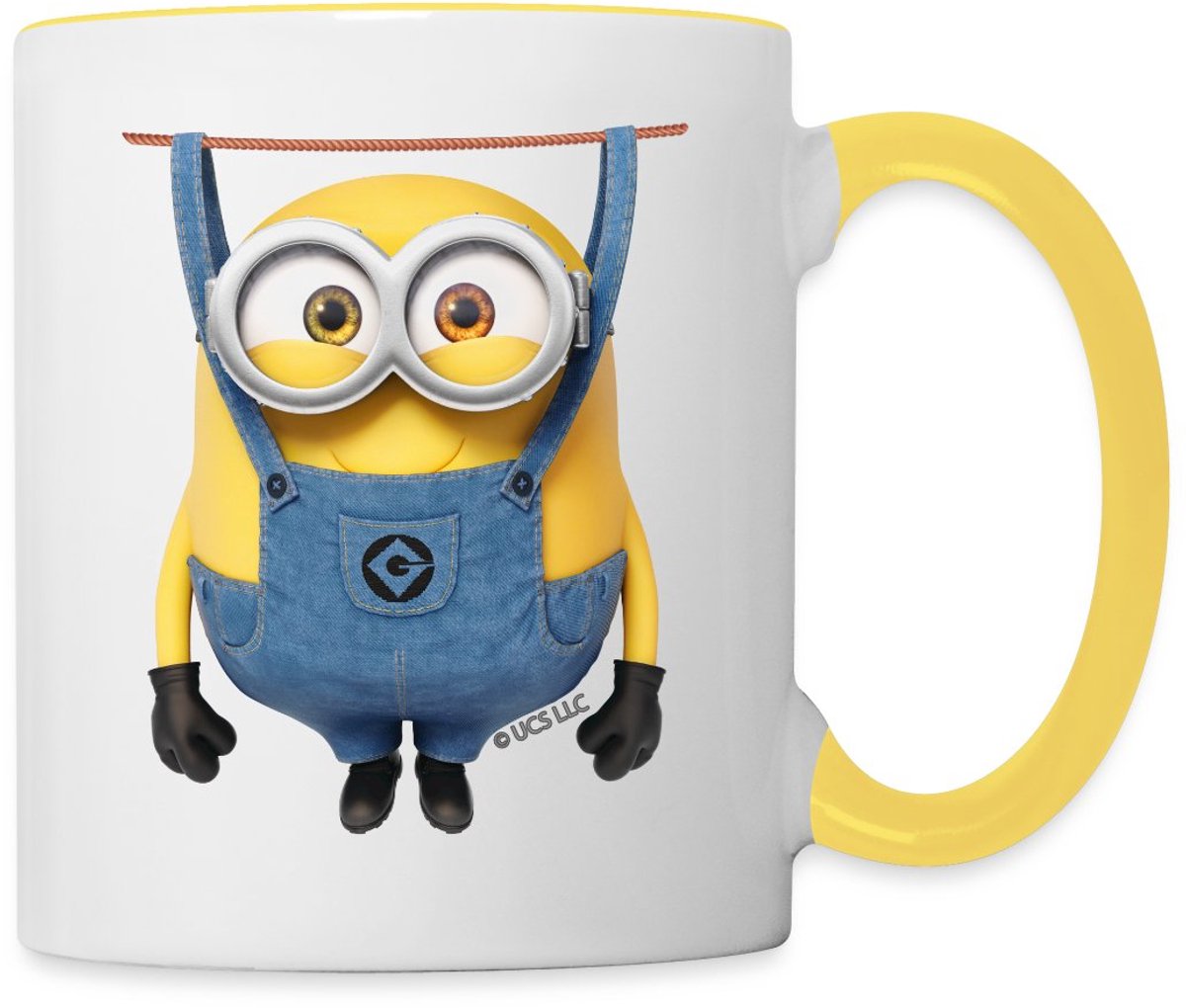 Minions Bob Aan De Waslijn Mok Tweekleurig