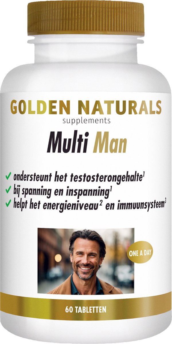 Golden Naturals Multi Man (60 vegetarische tabletten)