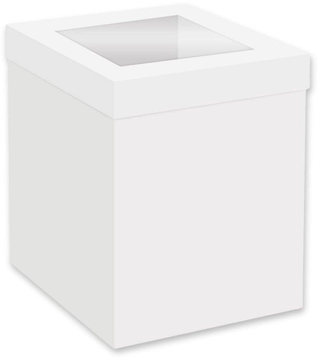 Simply Making Hoge Taartdoos Venster Wit 30x30x30cm pk/25
