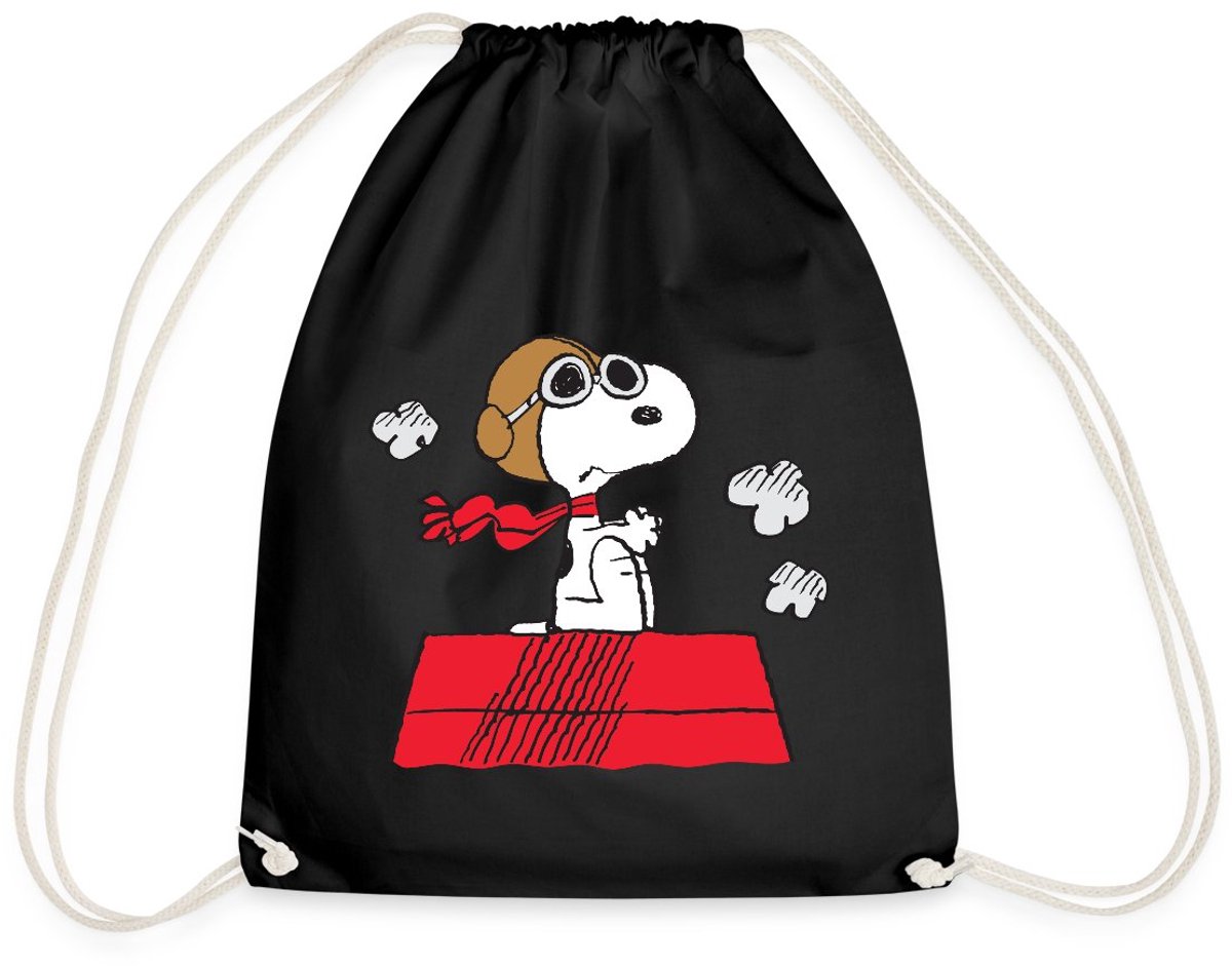Peanuts Snoopy Piloot Vliegen Gymtas