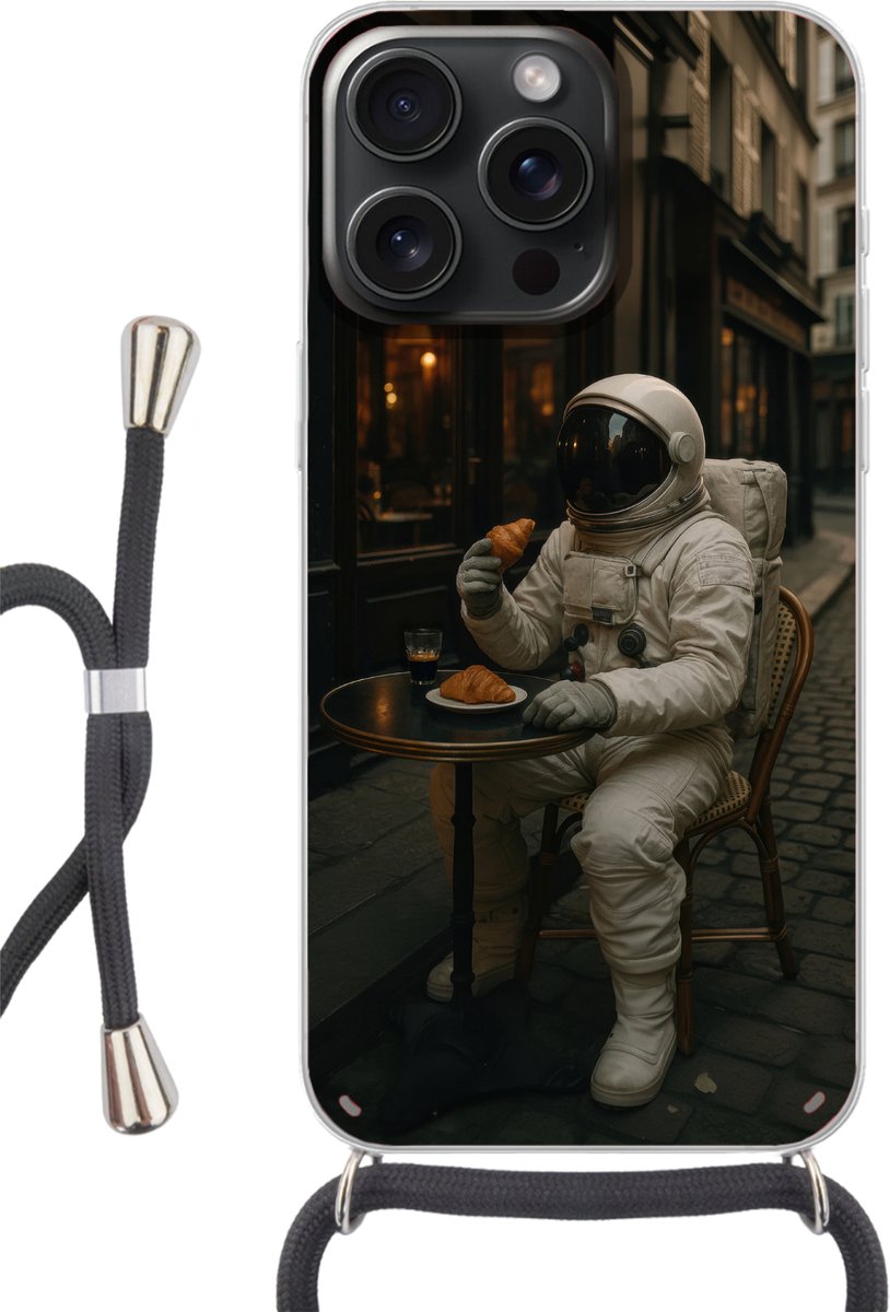 Café - Croissant - Koffie - Astronaut