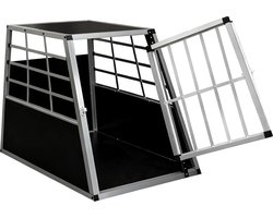 Bench voor auto - autobench - reisbench - hondenkooi auto - hondenhok - hondenbench - 65 cm x 90 cm x 69 cm