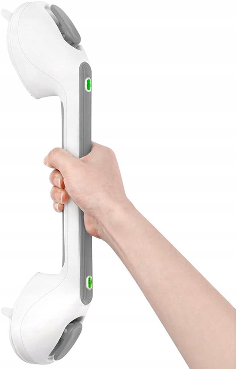 Merkloos Douchegreep 40cm met Zuignap en Veiligheidsindicator