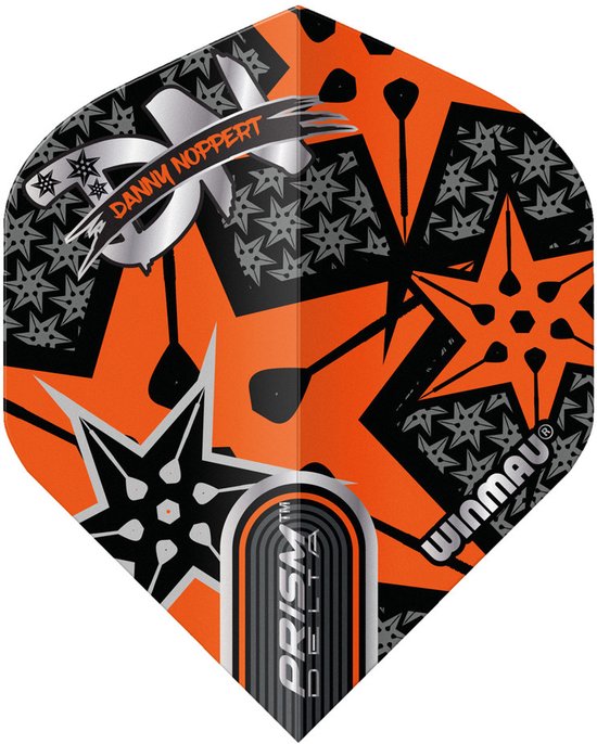 Winmau Prism Delta Danny Noppert Orange - Dart Flights van Winmau — afbeelding 2
