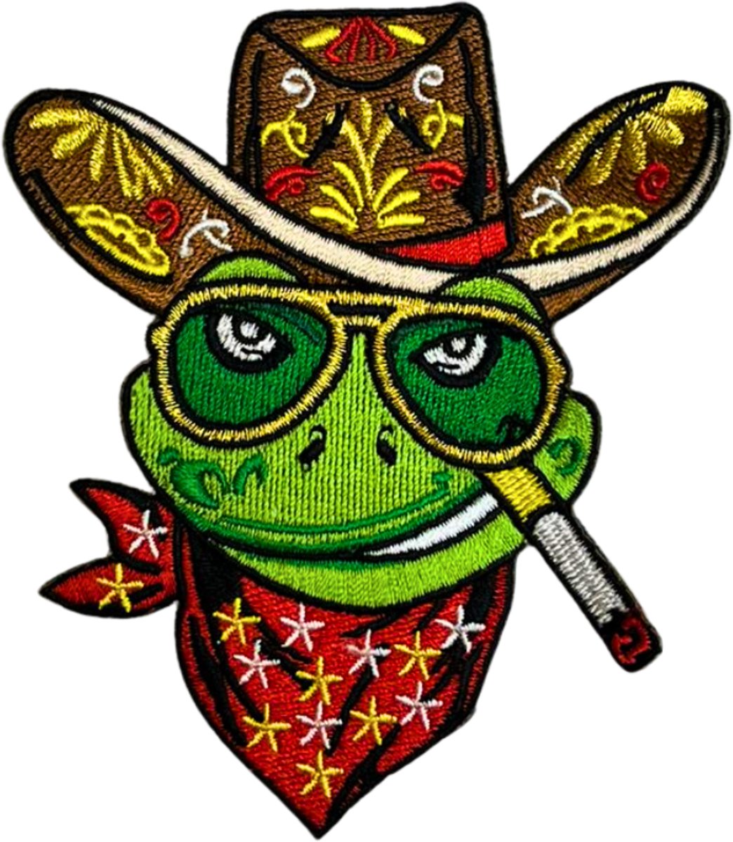 Embleem Oeteldonk - Kikker Cowboy