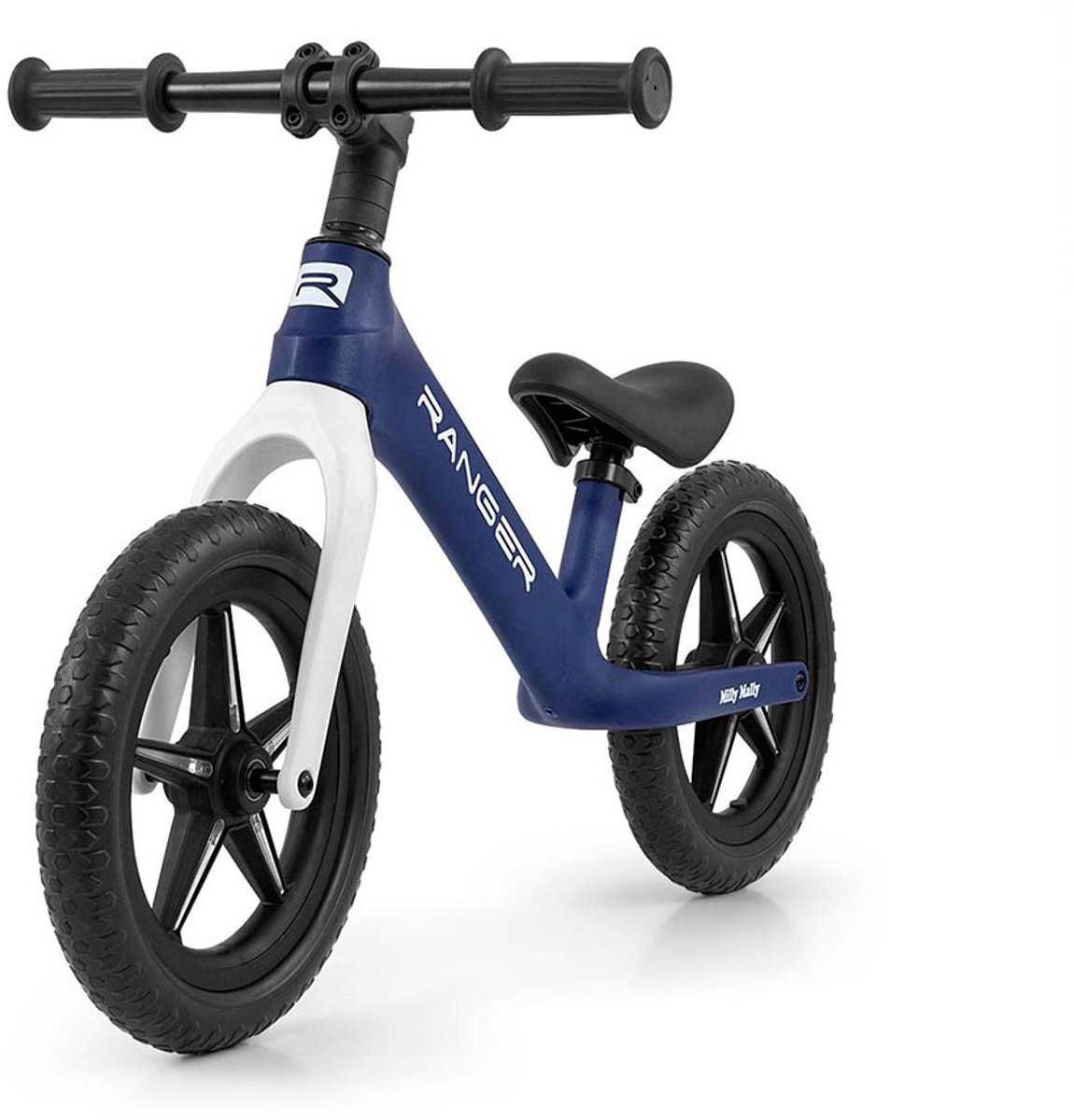 Milly Mally Ranger Flash loopfiets 12 inch blauw - Kinderfiets