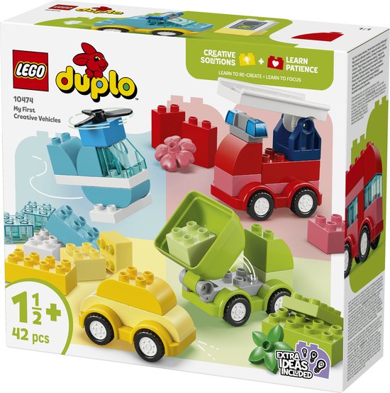 LEGO DUPLO - Creatieve Voertuigen Educatief Speelgoed voor Peuters vanaf 2 Jaar - 10474