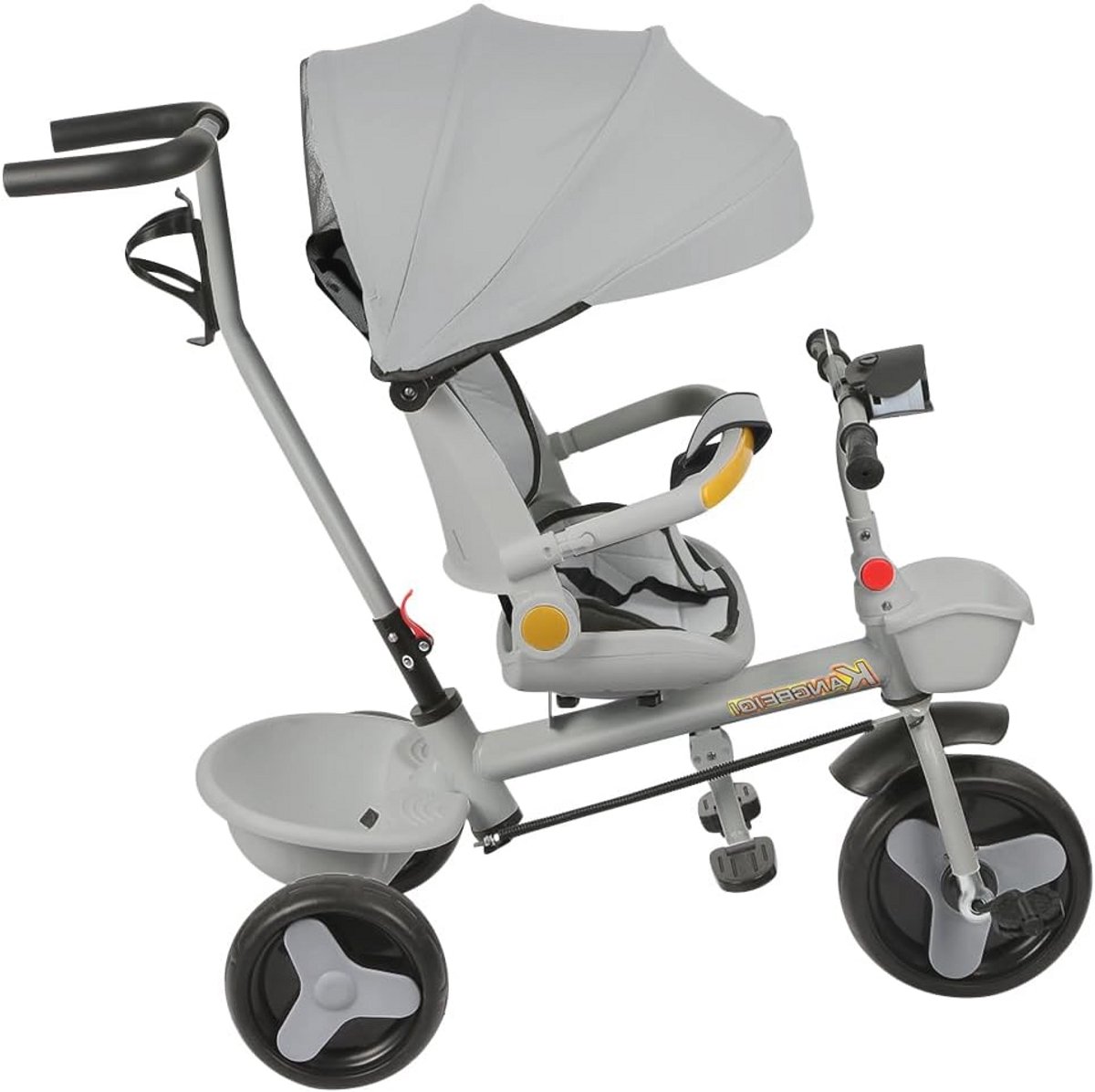 Compacte opvouwbare kinderwagen met bekerhouder en regenbescherming