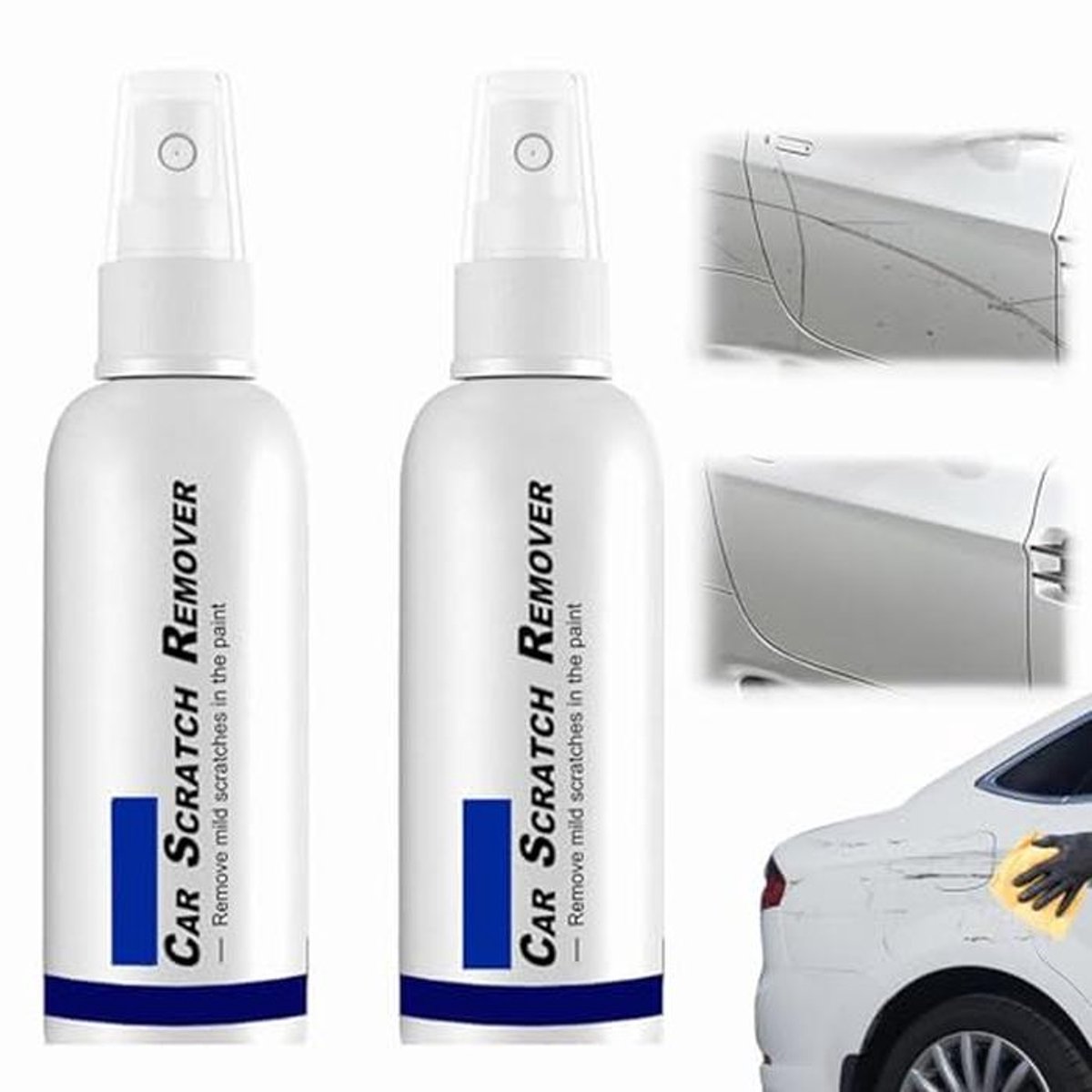 Krasverwijderingsspray voor Auto - Verwijder Autokranen en Beschadigingen - 2 Stuks