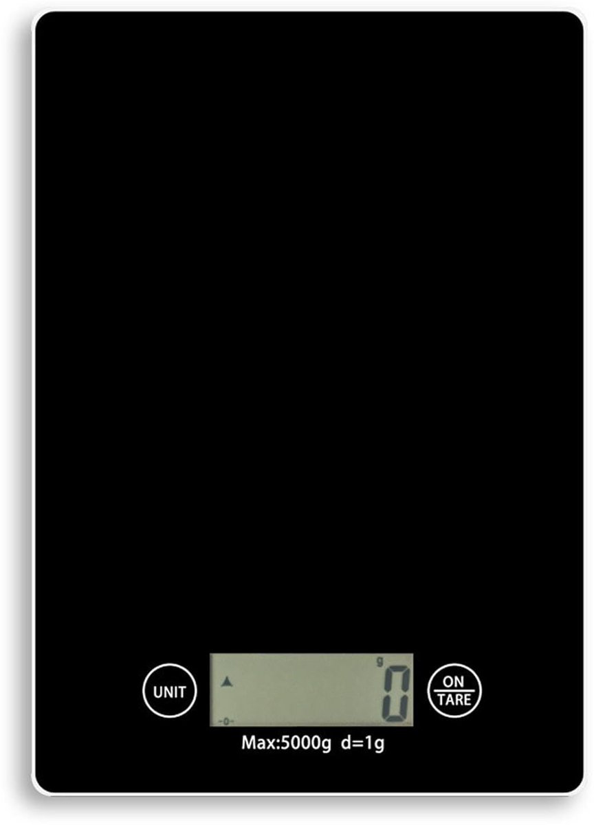 Digitale Keukenweegschaal tot 5 kg - Voedselweegschaal met Tarra en LCD-Display