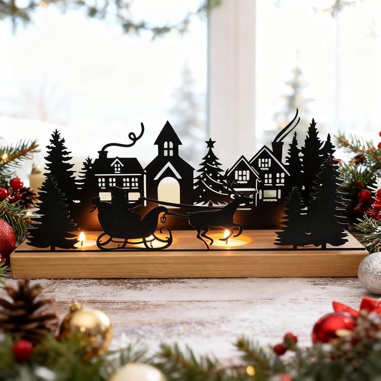 Sneeuwval projector uil - LED kerstdecoratie
