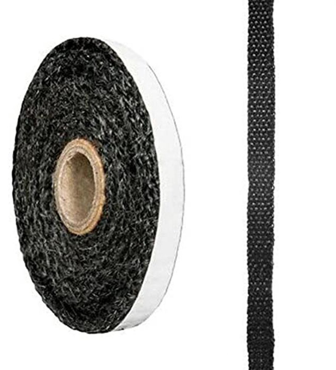 Zelfklevende glazen afdichting voor kachels - Platte brandkabel 10mm x 3mm