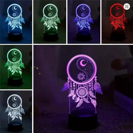 Dromenvanger nachtlampje USB oplaadbaar — afbeelding 2