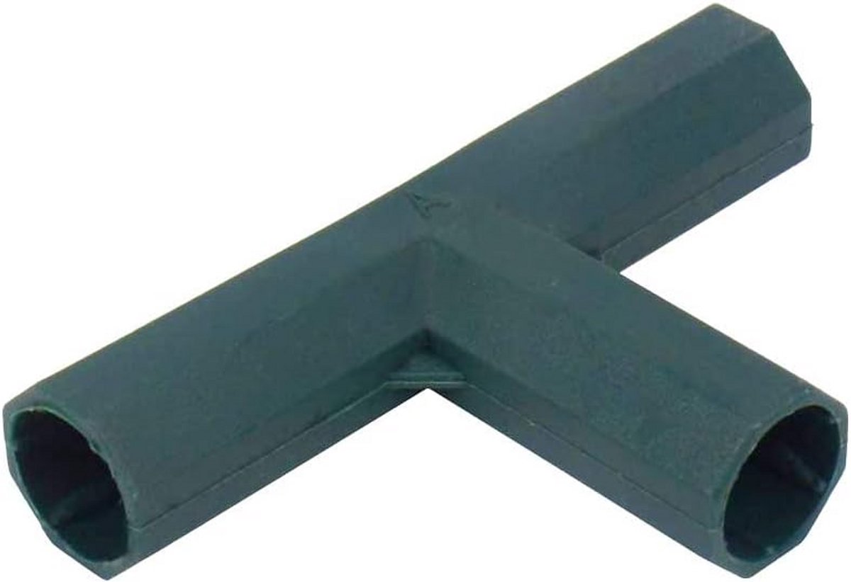 10x 3-Weg PVC T-Stuk Koppeling 16mm voor Kassen, Frames en Meubels