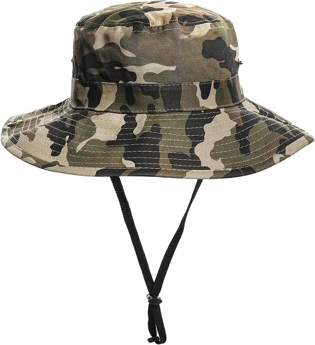 Zomer Bucket Hoed Camouflage voor Jongens - Safari en Vissershoed voor Kinderen 7-14 Jaar
