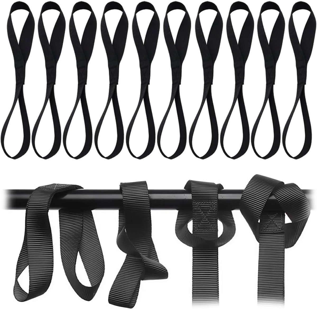 14 Stuks Sjorbanden Robuust Nylon - Max. 100 kg Draagcapaciteit voor Motor, Auto en Vracht