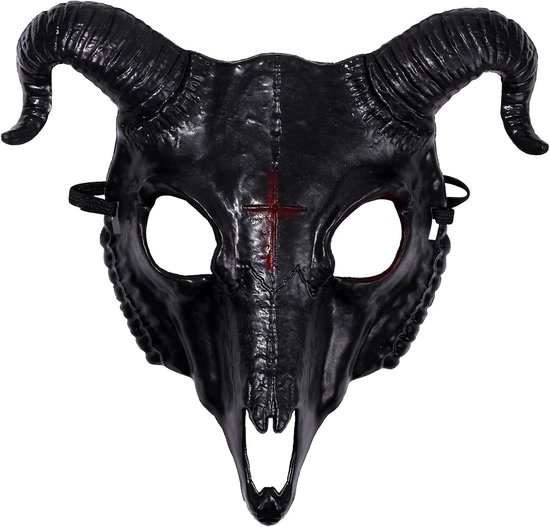 Mysterieuze Geitenmasker voor Heren en Dames - Perfect voor Carnaval, Maskerade en Halloween