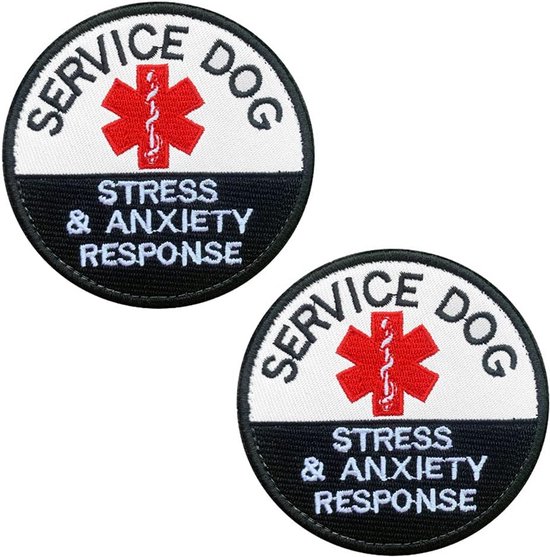 Bodyguard Tactisch Dog Embleem Geborduurd Badge