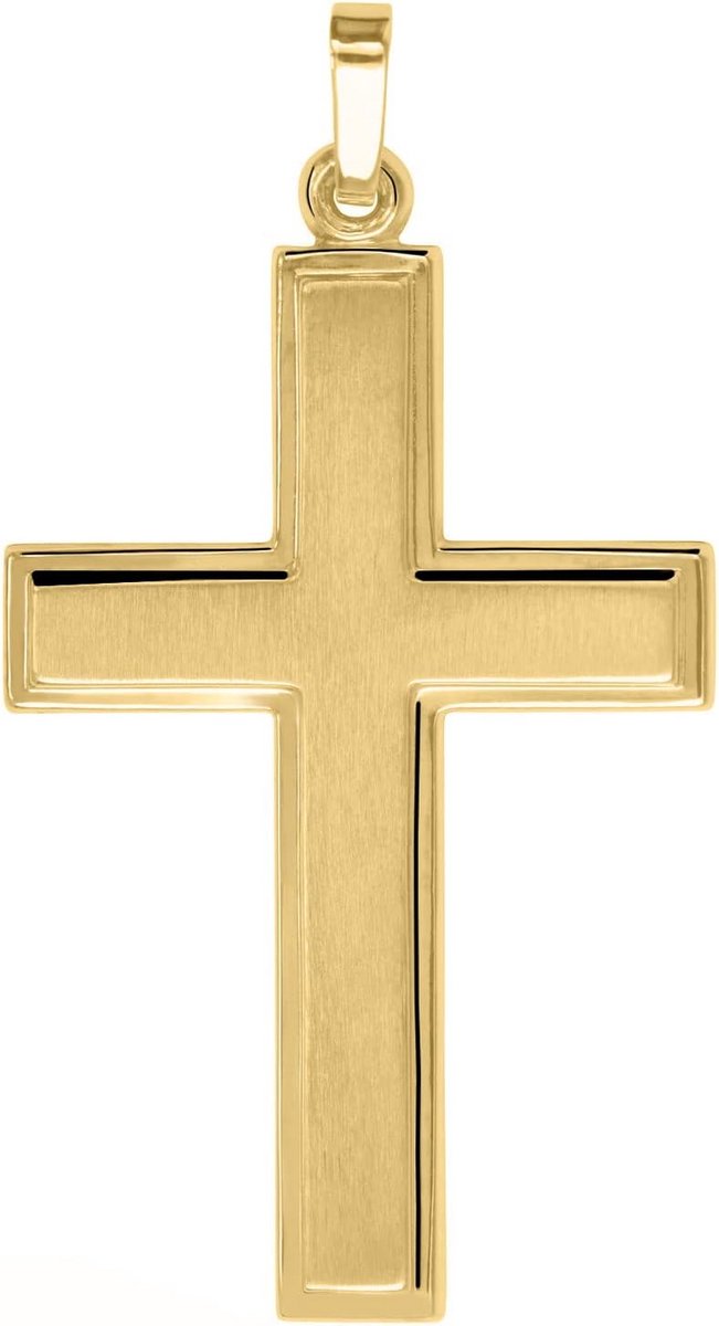 Gouden Heren Kruikhanger 40 mm x 22 mm 9-14-18 Karaat Geelgoud