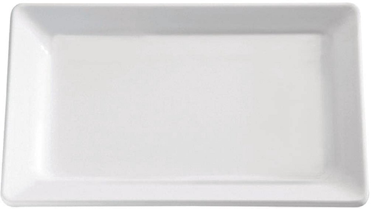 Witte Melamine Ovaal Dienblad 53 x 32,5 cm - Perfect voor Buffetten en Evenementen