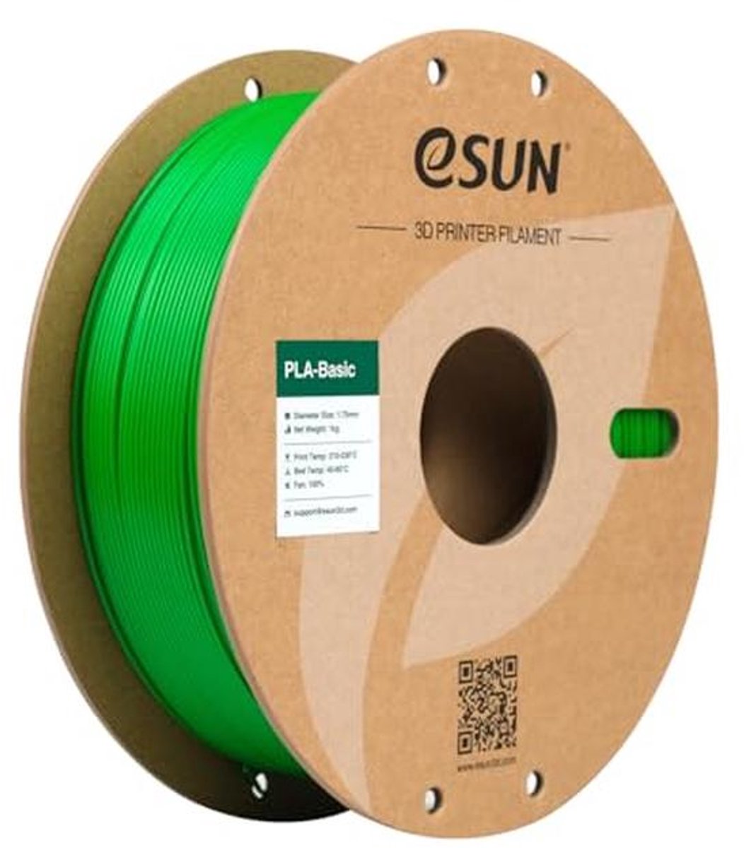 PLA Filament 1.75mm - Kleur Groen, 1KG Spoel, Hoge Precisie voor 3D Printers