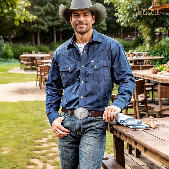 Riem Western Cowboy Style pour Hommes et Femmes - Adapté aux Jeans