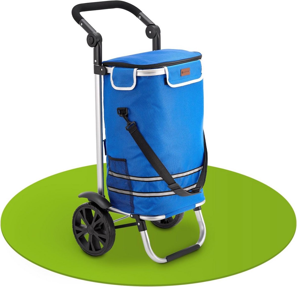 Veelzijdige 3-in-1 Boodschappentrolley met 56L Afneembare Tas