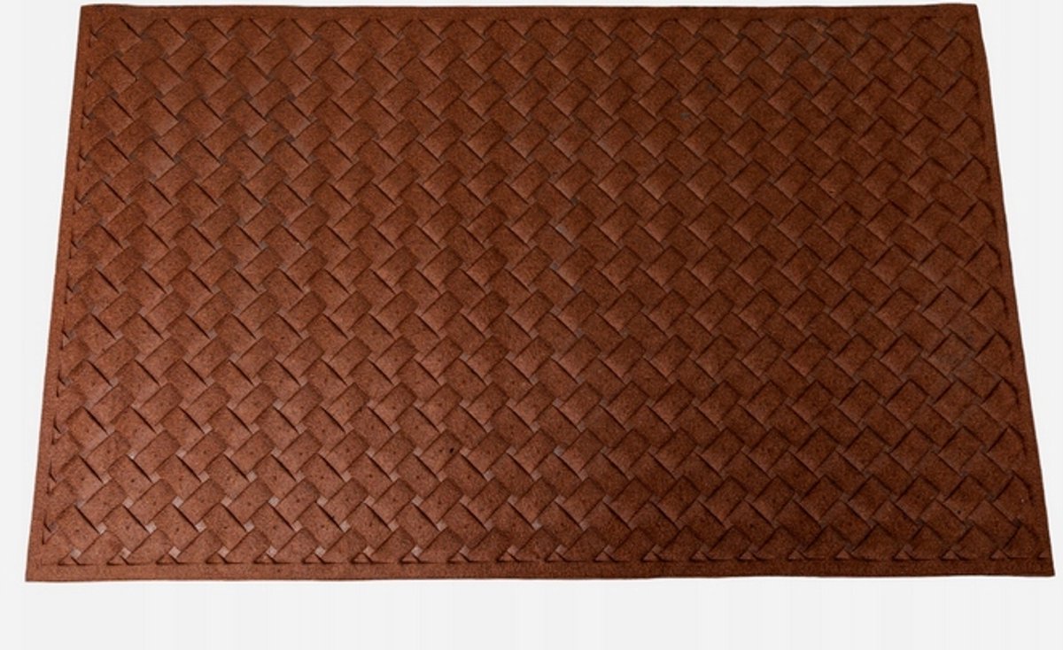 Zware Instapmat 150x90cm - Antislip Rubber & Textiel