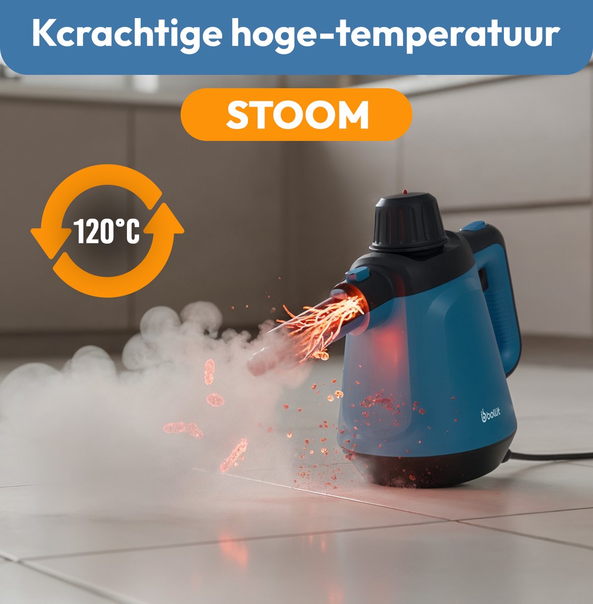 BOLLIT 1200W Handstoomreiniger thumbnail 3