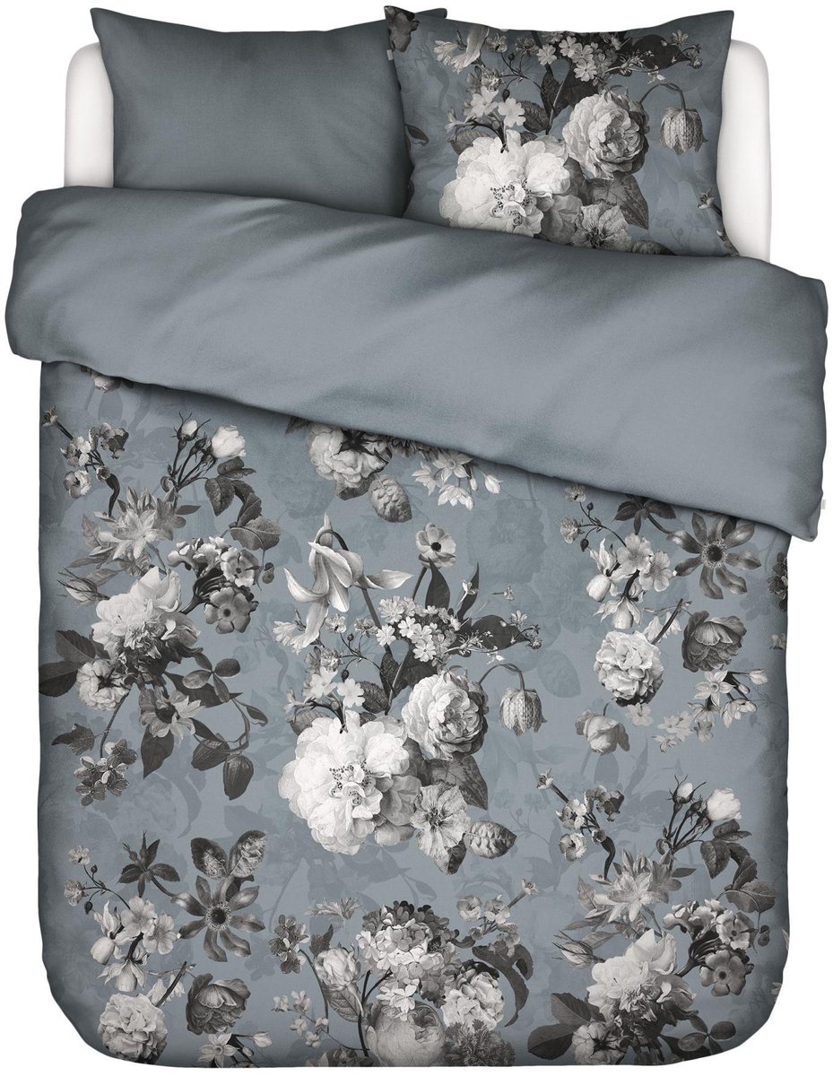 Essenza Floor Dekbedovertrek Global grey - Lits-Jumeaux - 240x200/220 cm