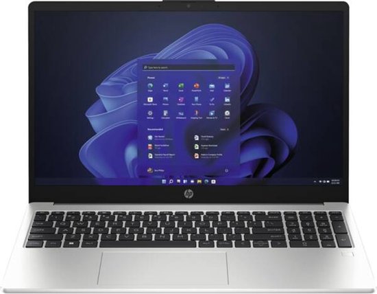 HP 250 G10 Intel® N N100 Laptop 39,6 cm (15.6") Full HD 8 GB DDR4-SDRAM 256 GB SSD Wi-Fi 6 (802.11ax) Windows 11 Home Zilver - HP - Hoofdafbeelding