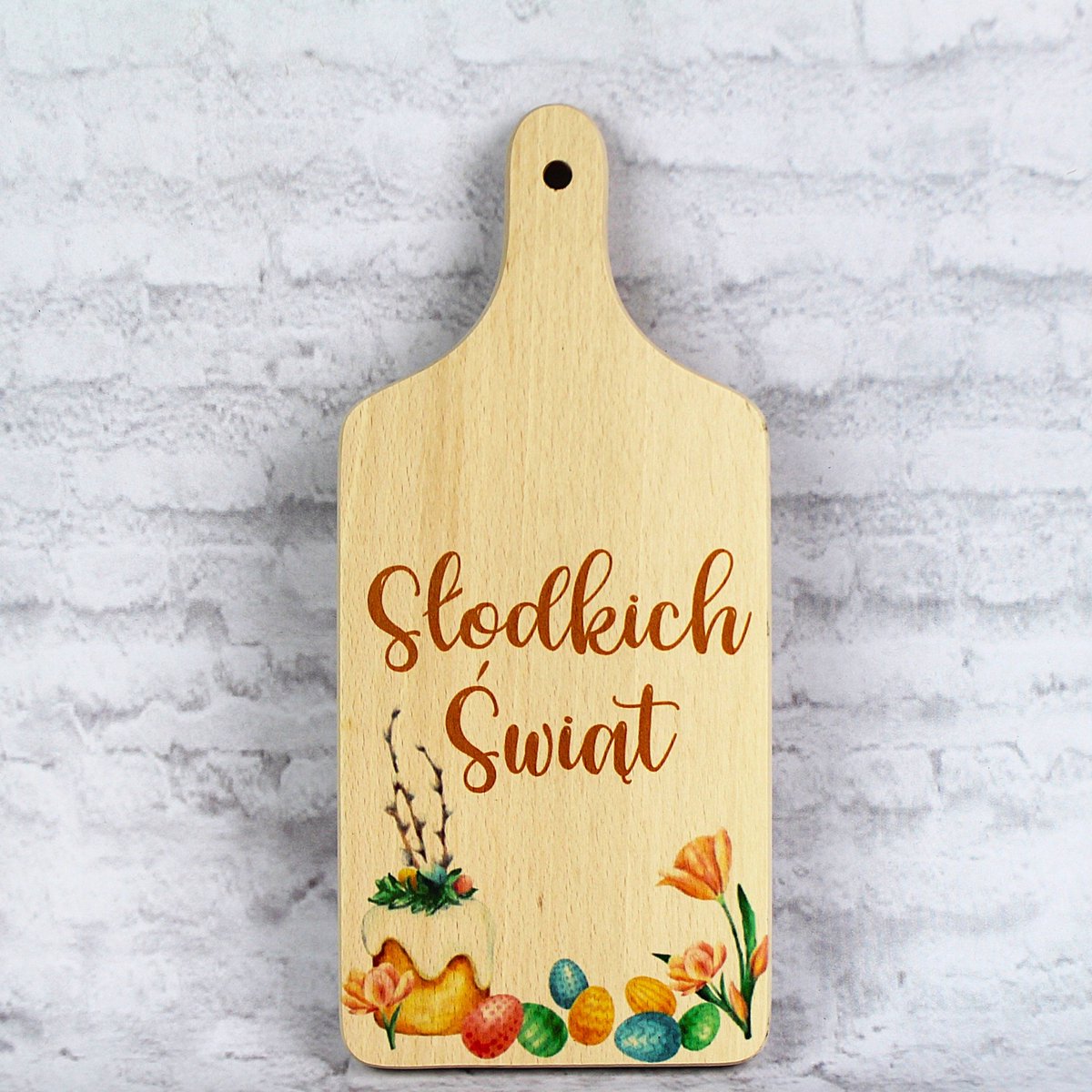 Paasplank Hout met Opdruk 'Zoete Paasdagen' - Keuken & Decoratie