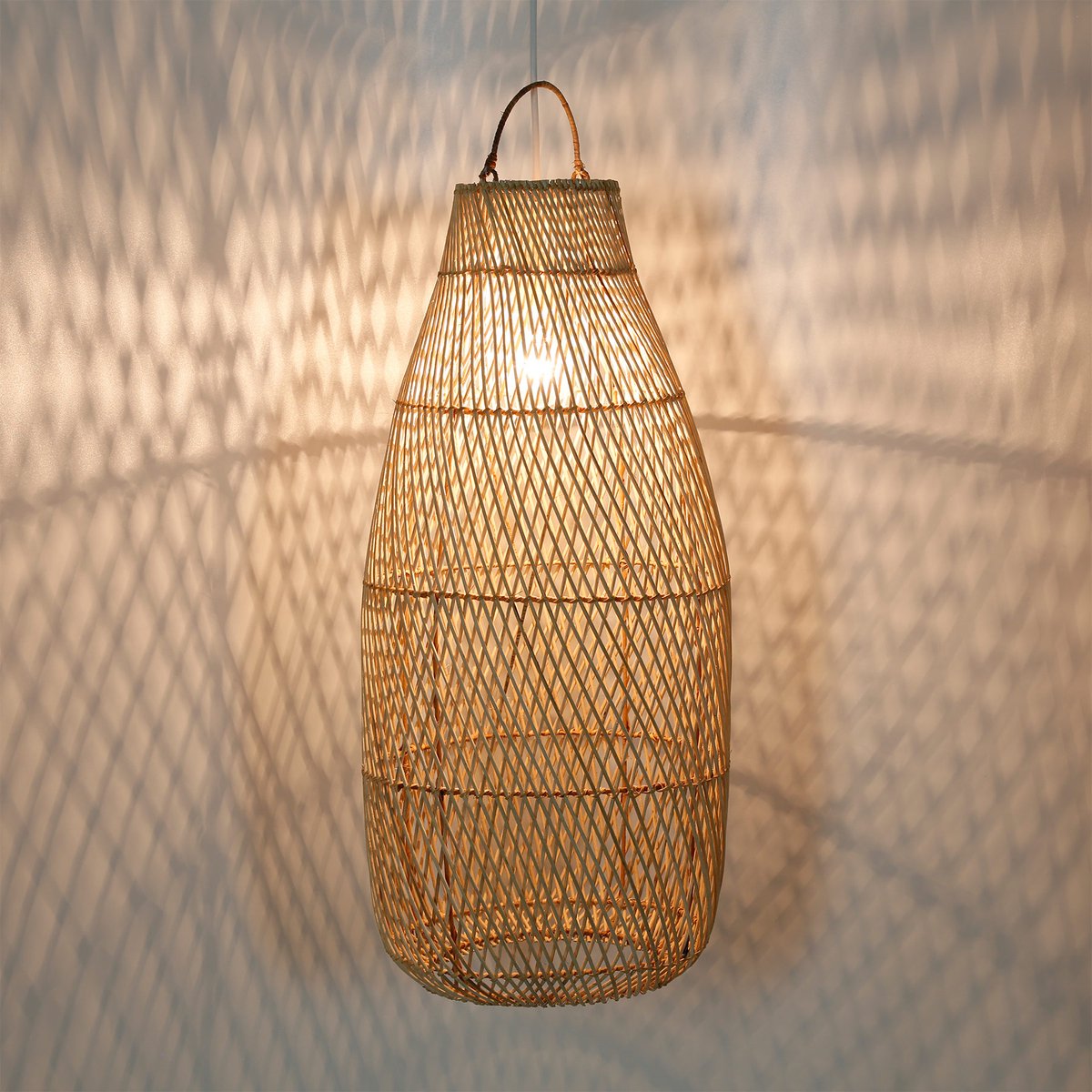 Hanglamp – Rotan – Plafondlamp – Boho stijl – Woonkamer – Slaapkamer