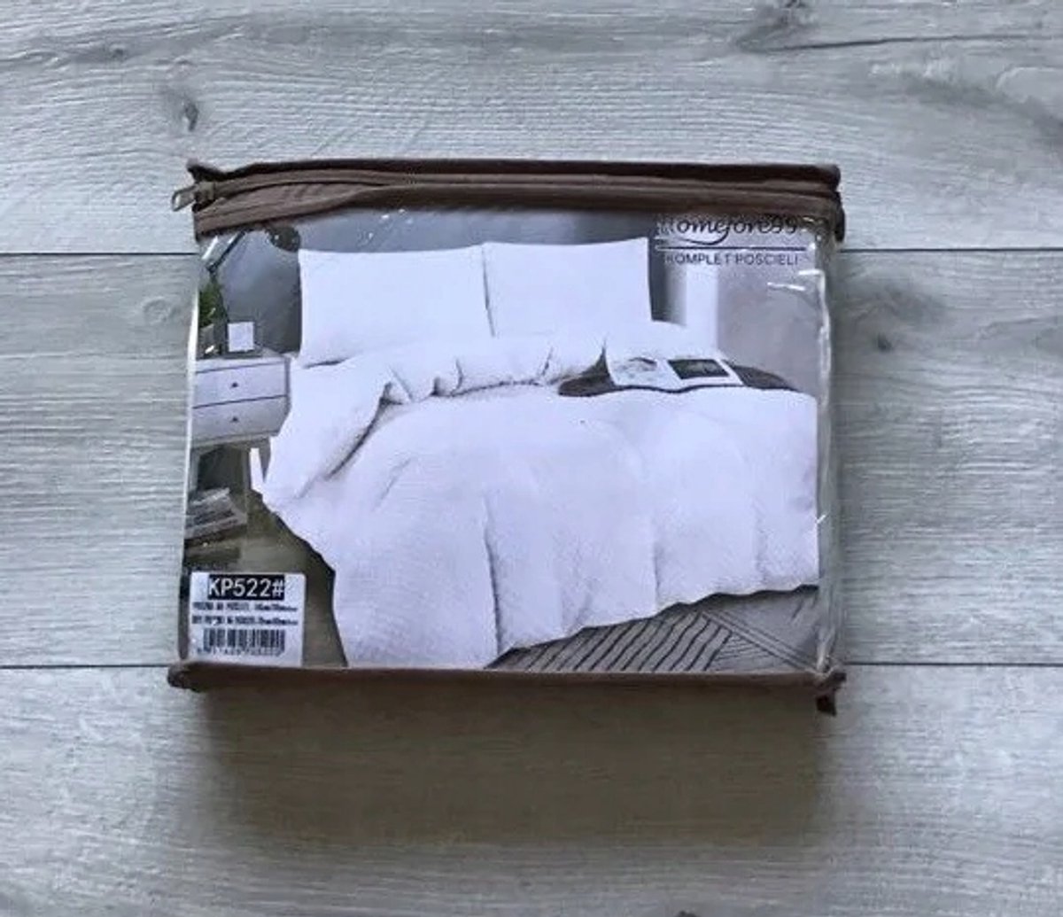 Zacht Minky Beddengoedset 160x200 cm Wit