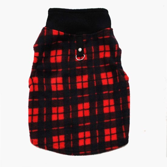 ZUNEA Kleine hondentrui wintertrui jas warme fleece puppykleding gestreepte trui jas super zacht fluweel koud weer chihuahua katten kleding voor huisdieren honden meisjes jongens oranje S