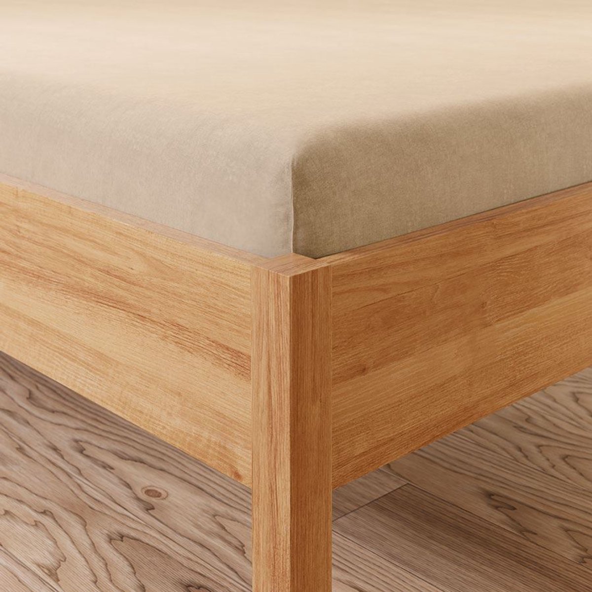 Markizeta Dreamy Premium Serie - Jersey Laken - 120x200cm - Beige - Elastiek