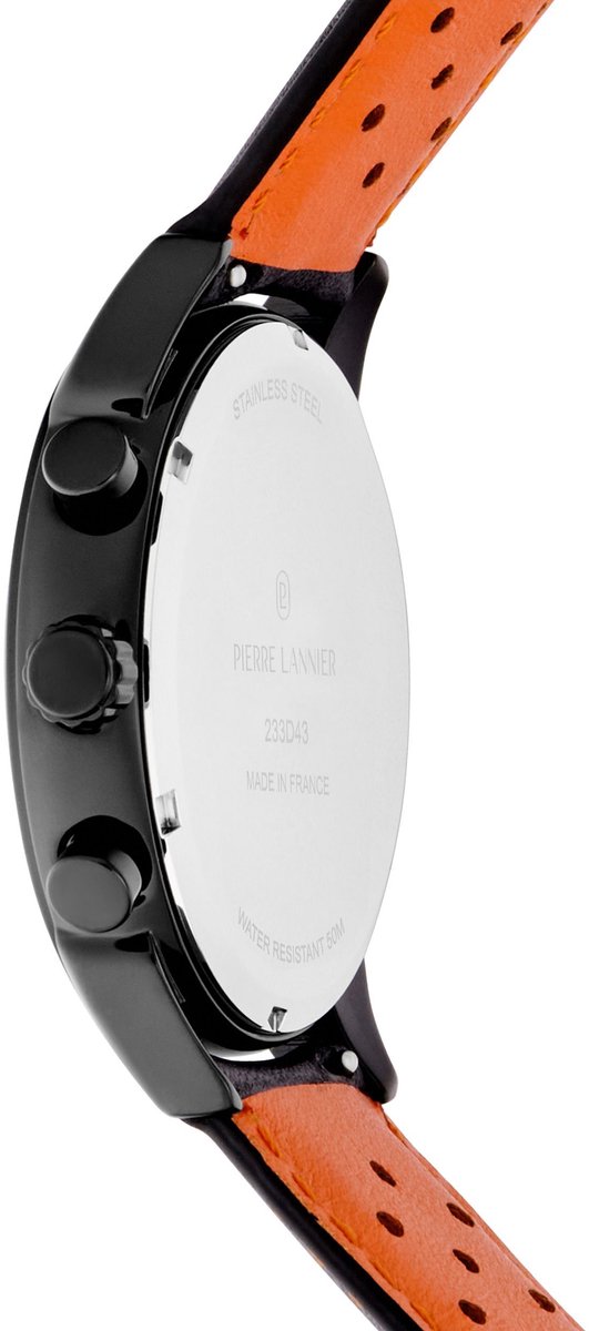 Chronograaf Monarck Noir - Orange