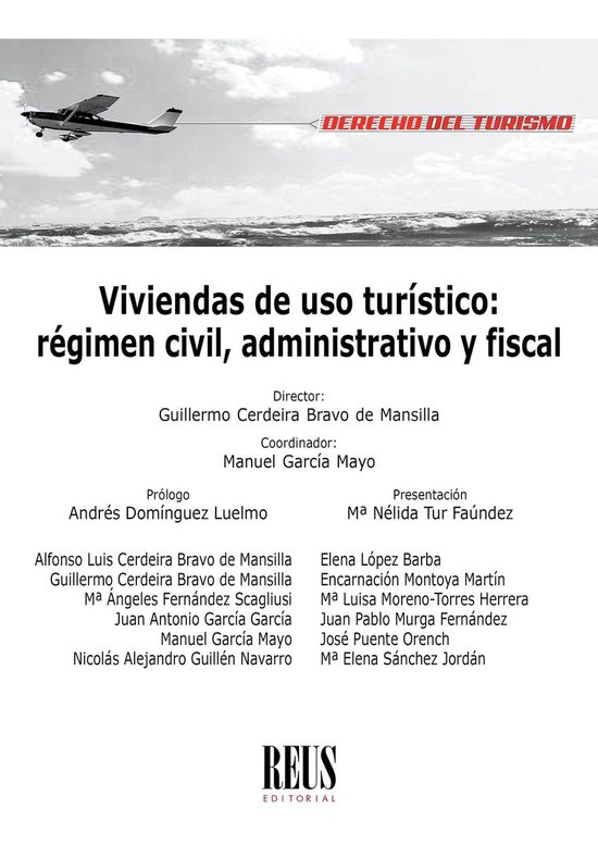 Derecho del turismo - Viviendas de uso turístico - cover