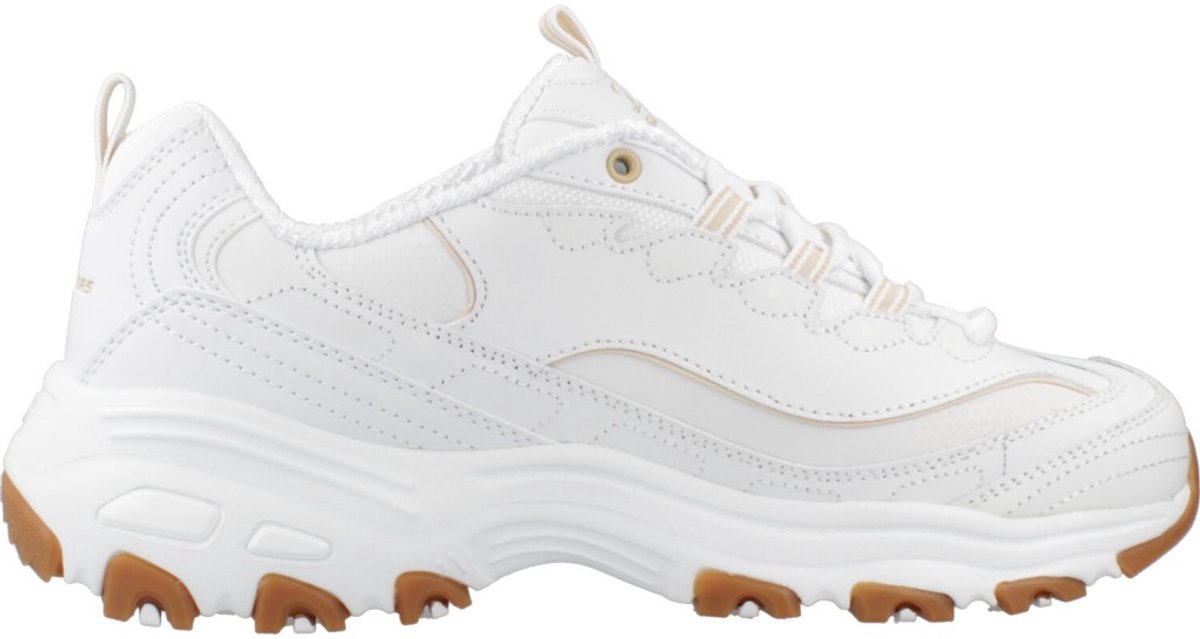 SKECHERS D'LITES GOOD NEUTRAL, 149807-WHT, Female, White Skechers Comfortable Shoes, Female, 149807-WHT, White, 35
