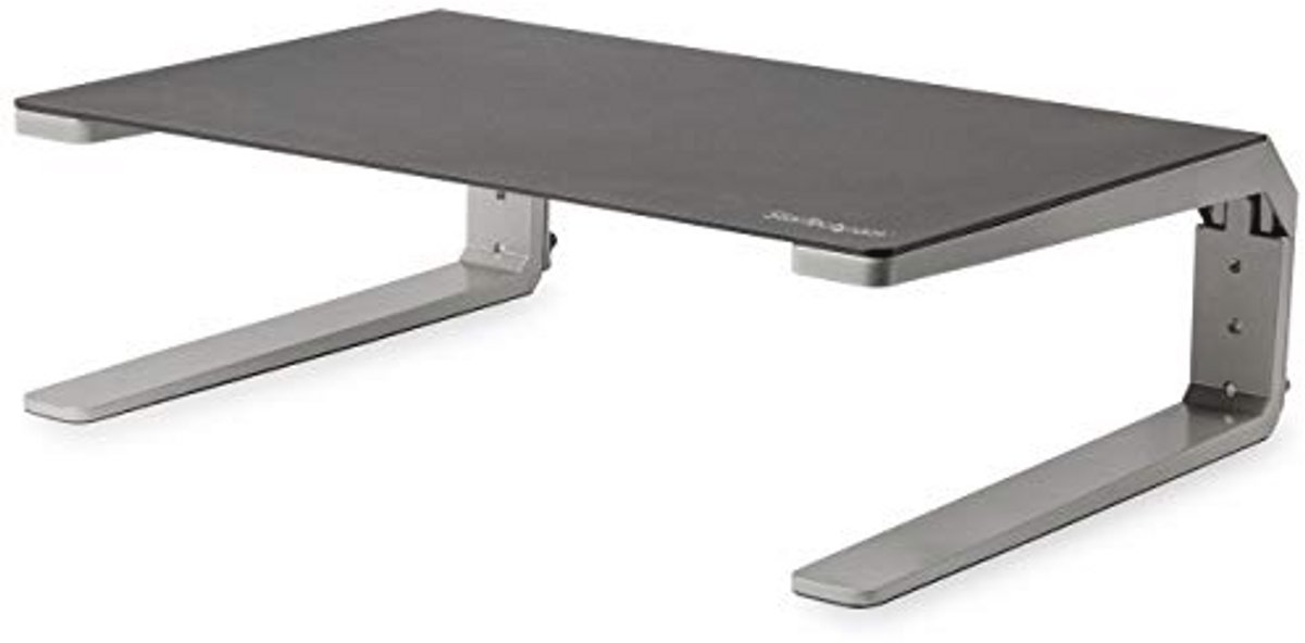 Verstelbare monitorverhoger voor 32 inch schermen - stalen en aluminium constructie