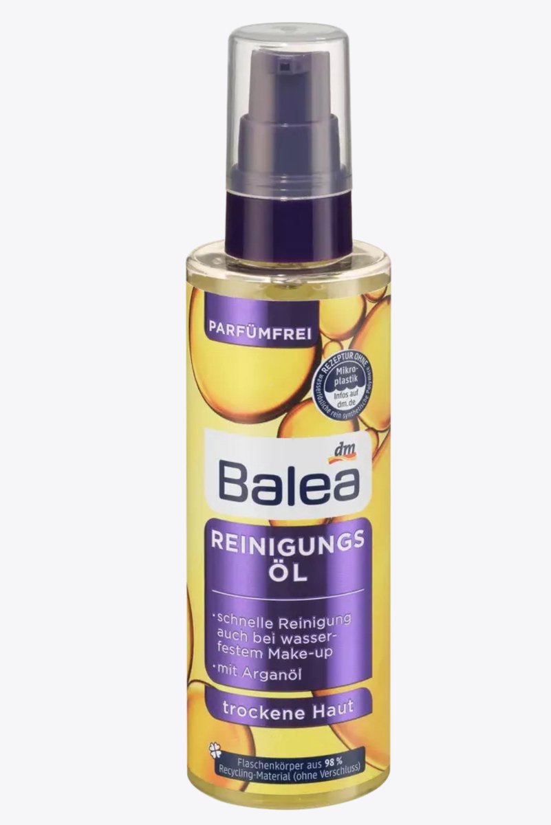 Balea reinigingsolie met arganolie 100 ml