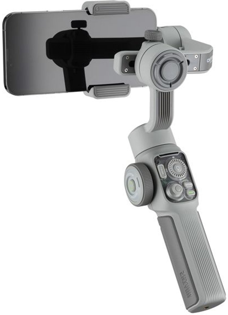 Zhiyun Smooth 5E - 3-assige smartphone gimbal - AI Tracking - Grijs