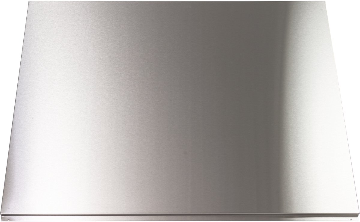 RVS achterwand, 90 cm breed