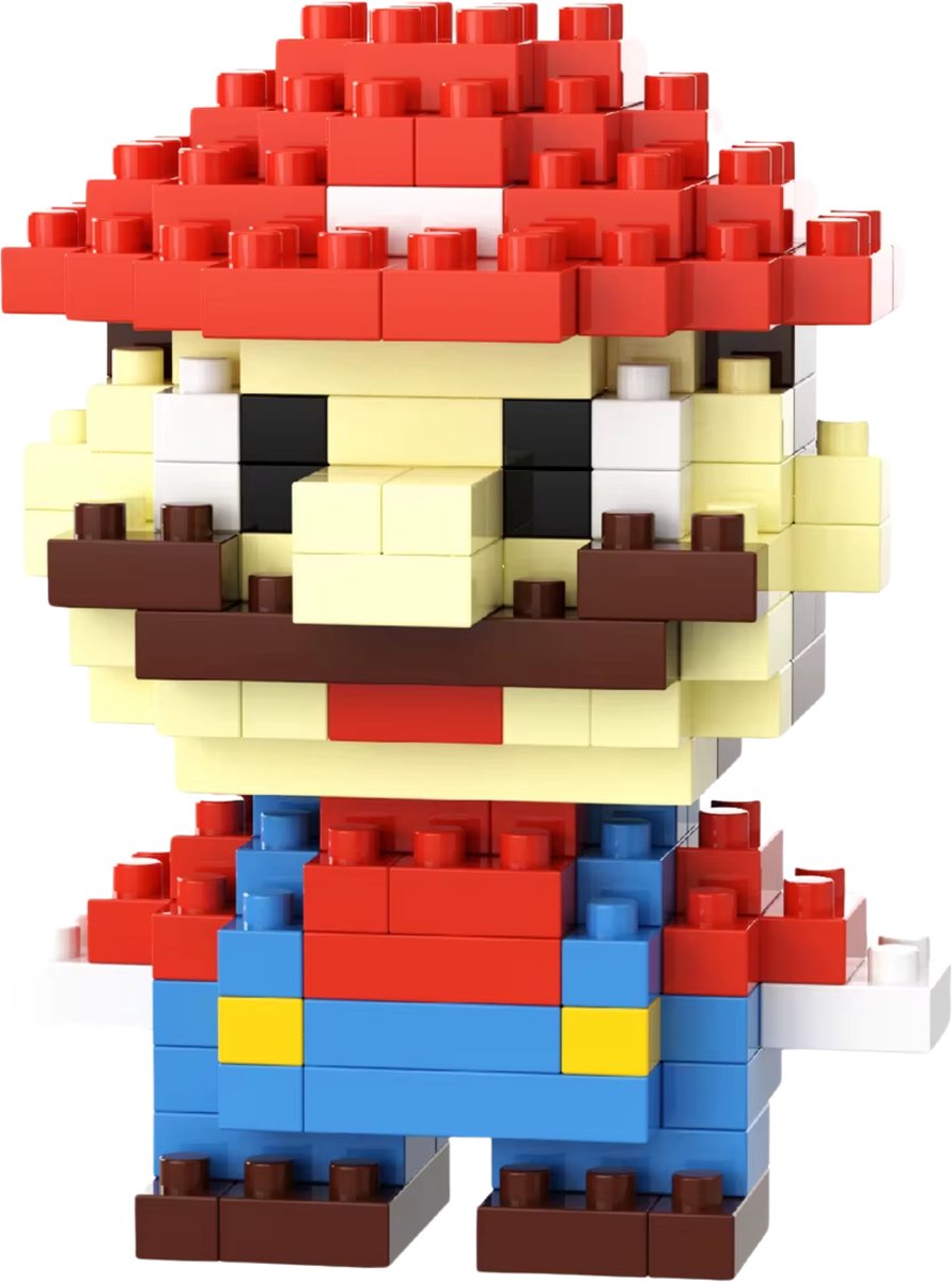 Mario - Nano Blocks - Bouwset – 164 Stukjes DIY Mini Bouwstenen - Blokken - Speelgoed - BRICKY